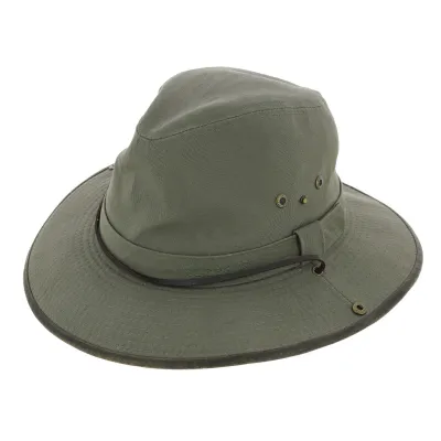 Chapeau Traveller Pensville Vert Coton - Stetson Reference : 8148 | Chapellerie Traclet