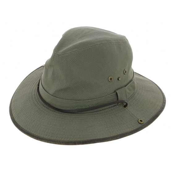 Pensville Green Cotton Traveller Hat - Stetson