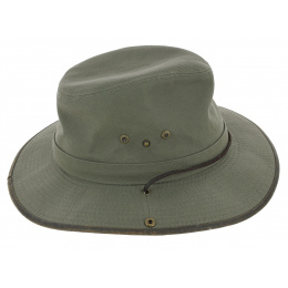 Pensville Green Cotton Traveller Hat - Stetson