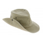 Mongo Cotton Beige Safari Hat - Crambes