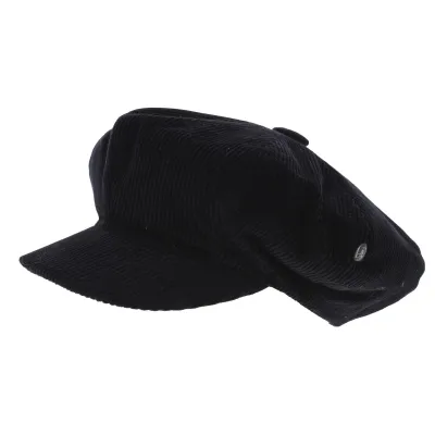 Casquette Gavroche Relax Noir Coton - City Sport Reference : 8154 | Chapellerie Traclet