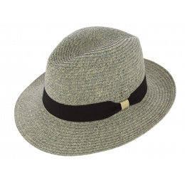 Seppia Paper Straw Fedora Hat Les chaumes en haut - Flechet