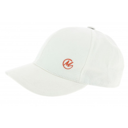 White Cotton Baseball Cap - Modissima