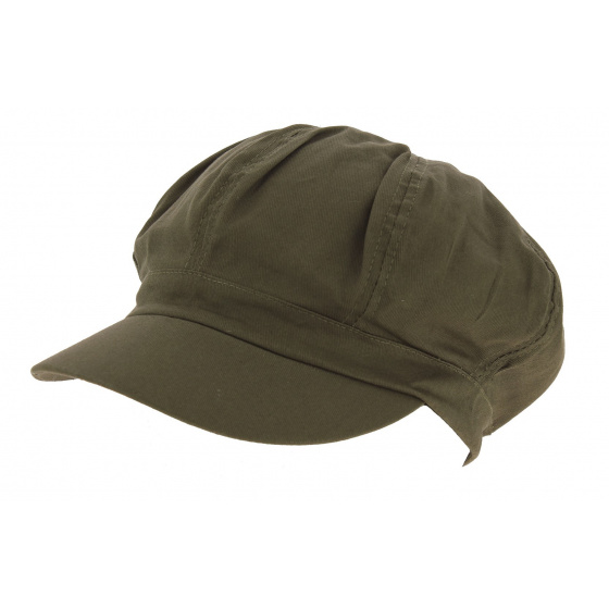 Liberty newsboy cap olive Cotton - Traclet