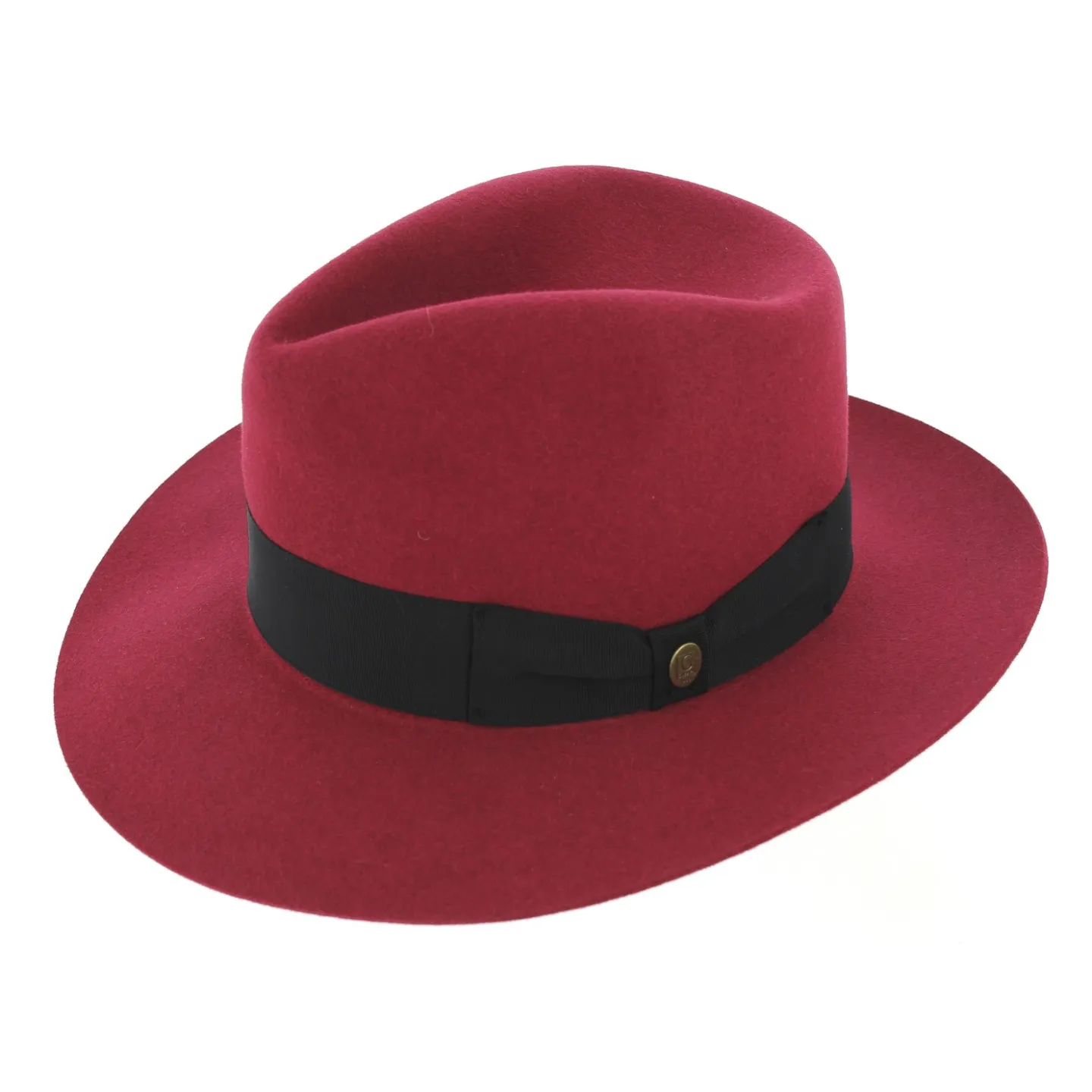 Chapeau Fedora Rose Feutre - Guerra 1855 Reference : 8175 | Chapellerie Traclet