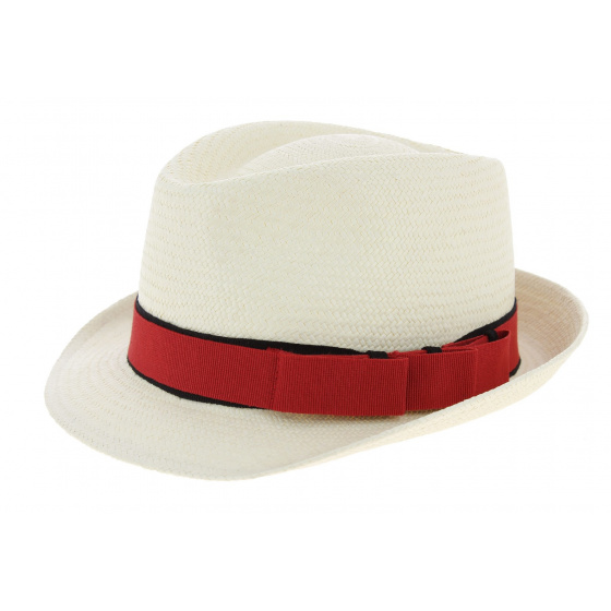 Chapeau Trilby Devote Panama Personnalisable - Traclet