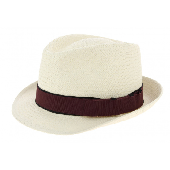 Chapeau Trilby Devote Panama Personnalisable - Traclet
