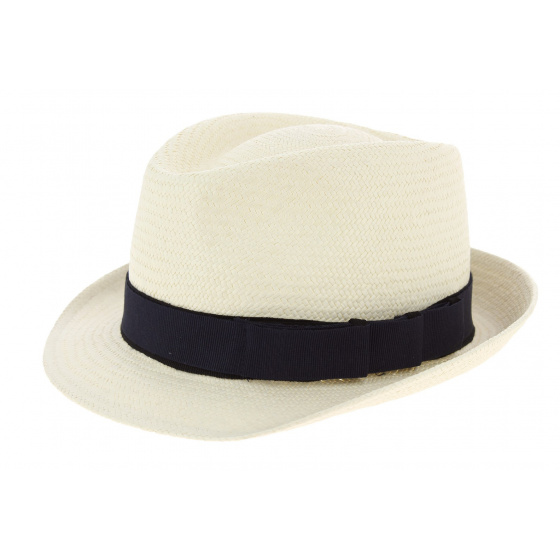 Chapeau Trilby Devote Panama Personnalisable - Traclet