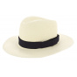 Chapeau Fedora Panama Blanc Personnalisable