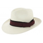 Customizable White Panama Fedora Hat - Traclet