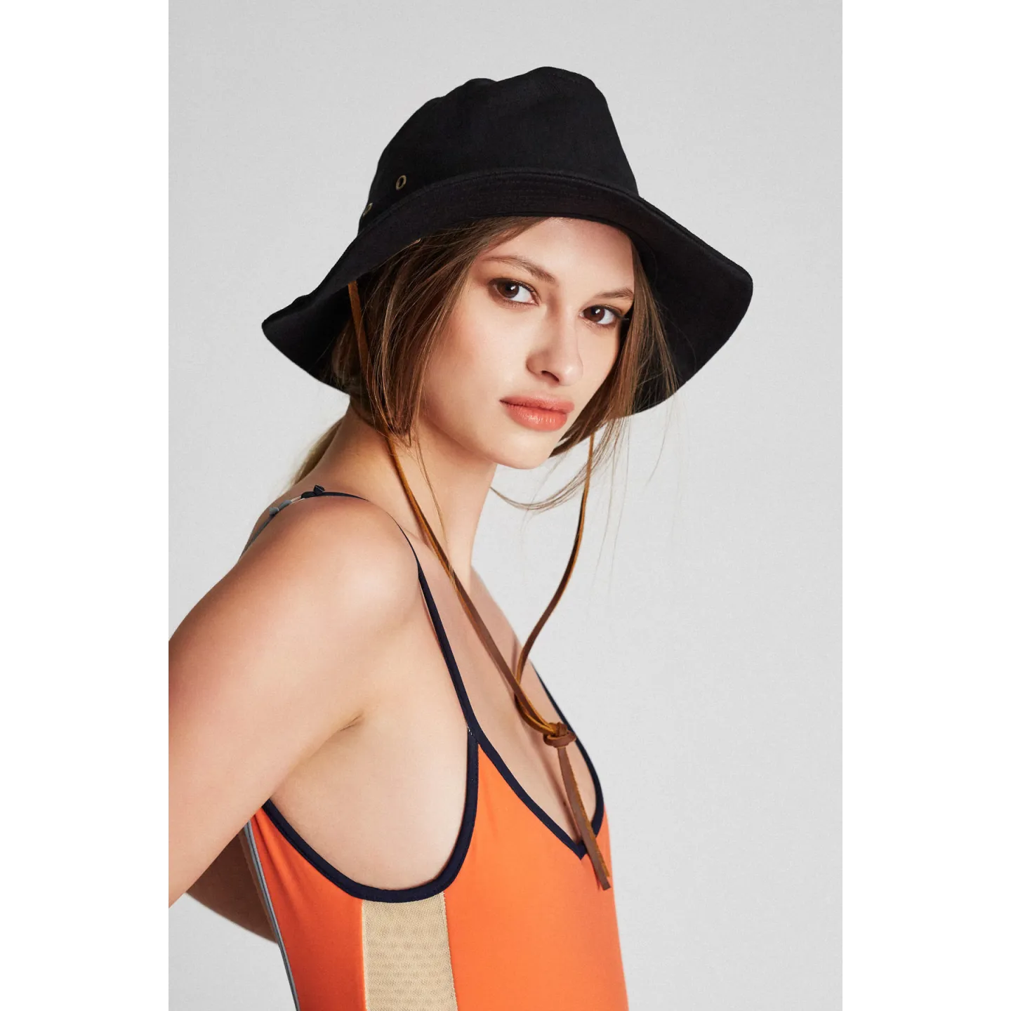 Chapeau Fedora Penn Coton Noir - Brixton Reference : 8188 | Chapellerie Traclet