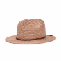 Pink Straw Fedora Hat Lera - Brixton