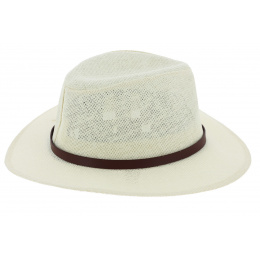 Off-White Straw Paper Traveller Hat - Traclet