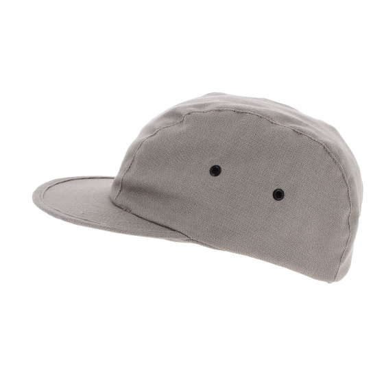 Baseball Cap with Neck Cover Hunter Cotton Beige - Traclet