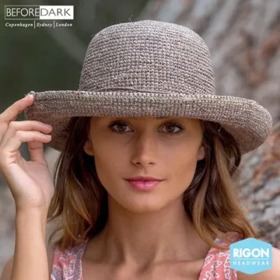 Chapeau Breton Raffia Anoucka - Rigon Headwear Reference : 3267 | Chapellerie Traclet