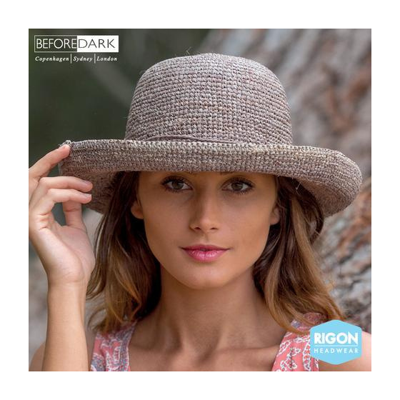 Breton Raffia Hat Anoucka - Rigon Headwear