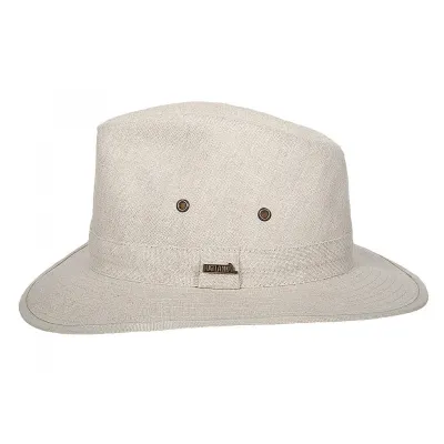 hatland men's linen safari hat Reference: 8210 | Traclet Hat Shop