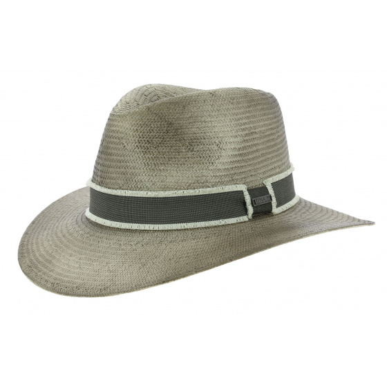 Lauren Traveller Panama Style Grey Hat - Rigon Headwear