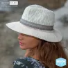 Chapeau Traveller Claudia Gris - Rigon HeadwearChapeau Traveller Claudia Ivoire - Rigon Headwear Reference : 8220 | Chapellerie 