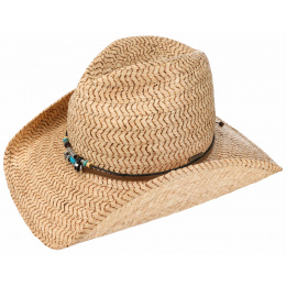 Cowboy Hat Bullet Proof Natural Straw - Traclet