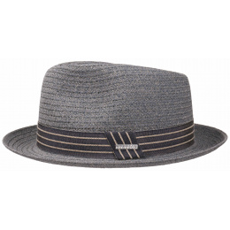 Stetson Gray Toyo Bluefield Trilby Hat
