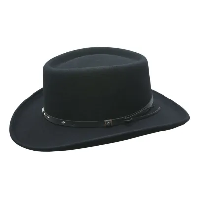 Chapeau gambler - Feutre laine