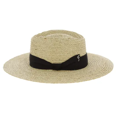 Traveller Larges Bords Cusco Paille Naturel - Fléchet Reference : 8240 | Chapellerie Traclet