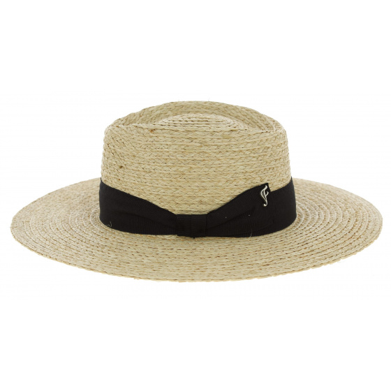 Traveller Wide Brim Cusco Natural Straw - Fléchet