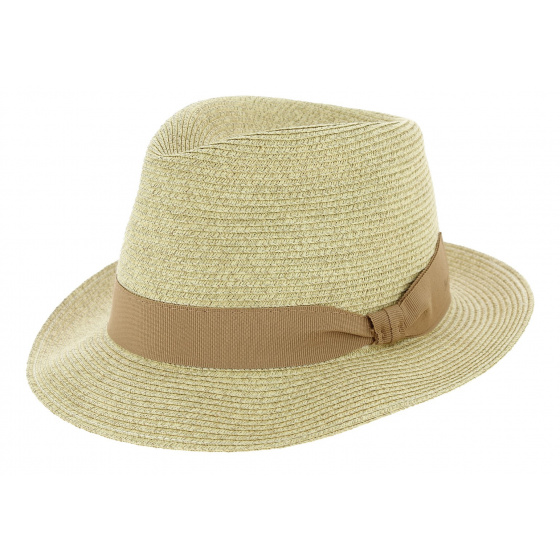 Beige Roatan Trilby Hat - Fléchet