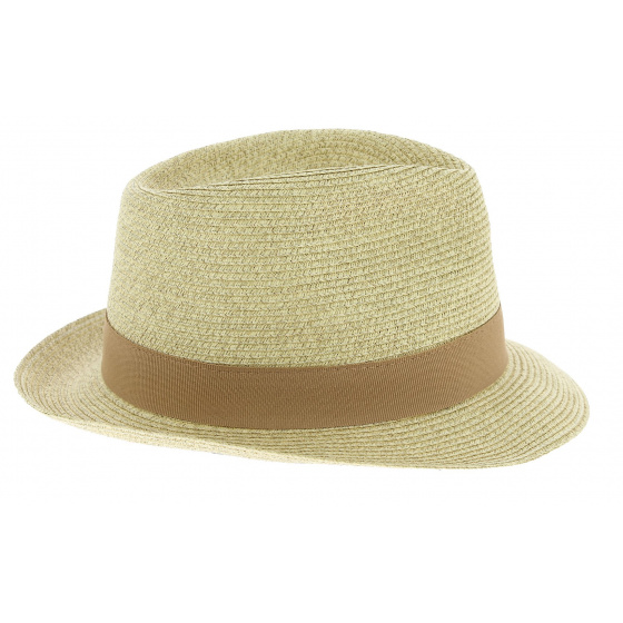 Beige Roatan Trilby Hat - Fléchet