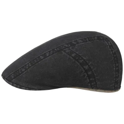 Casquette bec de canard Misawa - casquette stetson noir Reference : 8244 | Chapellerie Traclet