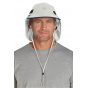 Goom Baseball Cap with Neck Guard Beige - Coolibar