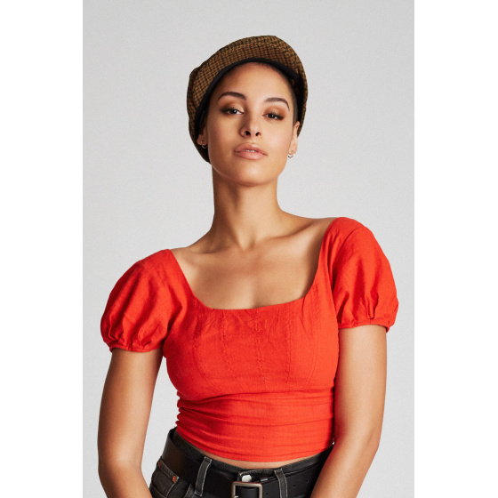 Brown Cotton Cumin Hooligan Cap - Brixton