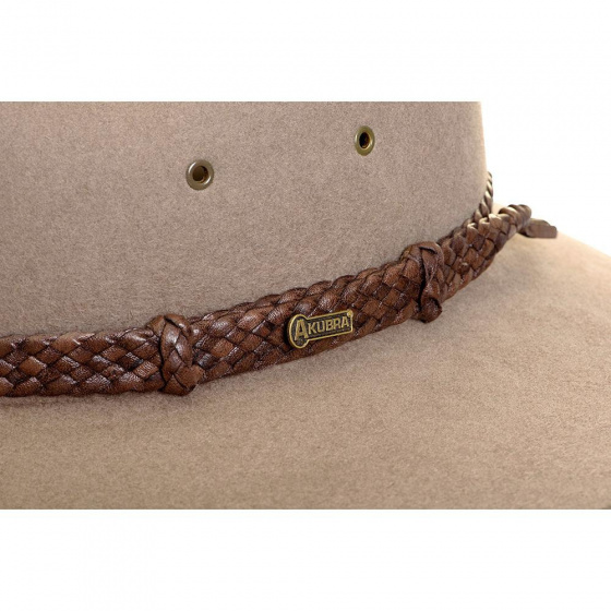 Chapeau Riverina Feutre Poil Bran - Akubra Chapeau Riverina Feutre Poil Bran - Akubra