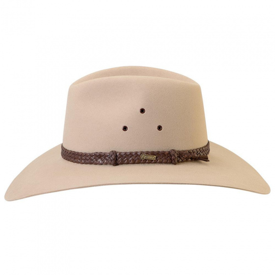 Akubra Riverina Fur Felt Hat Sand