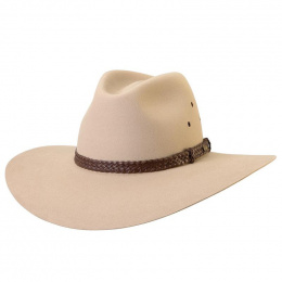 Akubra Riverina Fur Felt Hat Sand