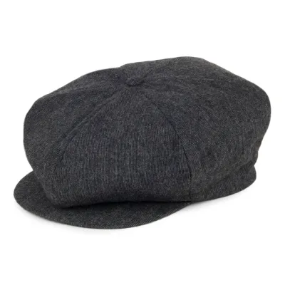 Black Ollie Flat Cap - Brixton Reference: 8093 | Traclet Hat Shop