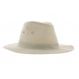 Light beige men's fabric hat Jones