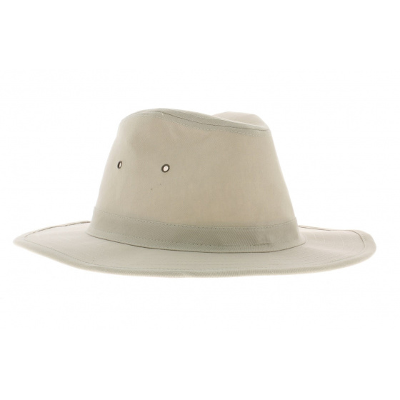 Light beige men's fabric hat Jones