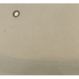 Light beige men's fabric hat Jones