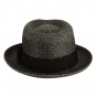 Trilby Wilshire Black Straw Hat - Bailey