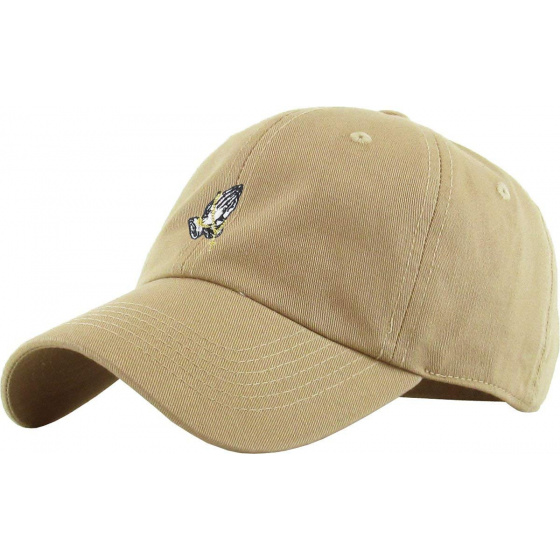 Pray Cotton Strapback Baseball Cap - Kbthos