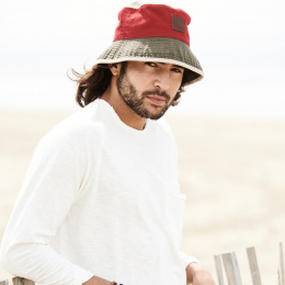 Hike Burgundy Cotton Bucket Hat - Barts