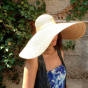 The Bomba Hat - Wide brim couture sunhat