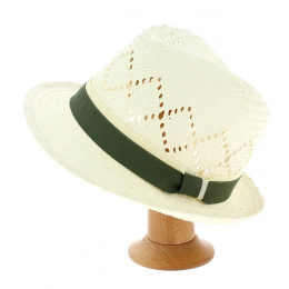 TRILBY Hat (green ribbon)