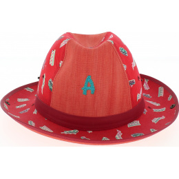 chapeau enfant crambes rouge (made in FRANCE)