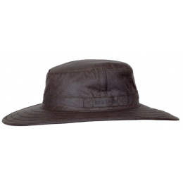 Brown Pompana waxed cotton bucket hat - Stetson