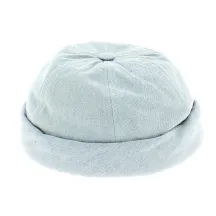 Bonnet Docker Cooper Coton Jean Délavé - MTM Reference : 8284 | Chapellerie Traclet