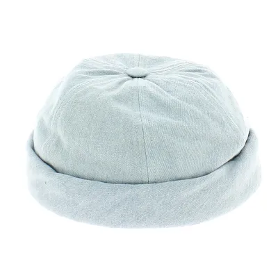 Bonnet Docker Cooper Coton Jean Délavé - MTM Reference : 8284 | Chapellerie Traclet