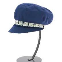 reversible blue newsboy cap Reference: 8287 | Traclet Hatmakers